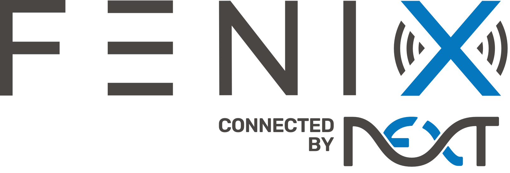 Fenix Connected by Next word mark